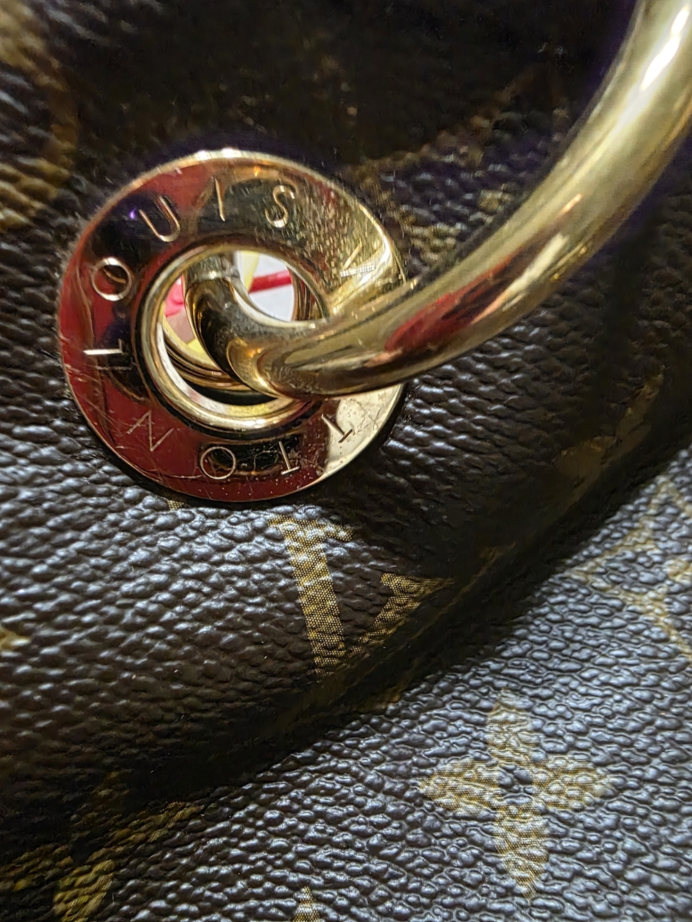 Louis Vuitton Monogram Canvas Shoulder Bag in Brown - Picture 12 of 15
